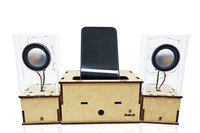 블루투스 서라운드 LED 크리스탈 우드스피커 S2 만들기 / 소리 전문가 되기