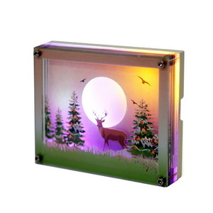 LED 크리스마스 3D입체액자 만들기 - 사슴